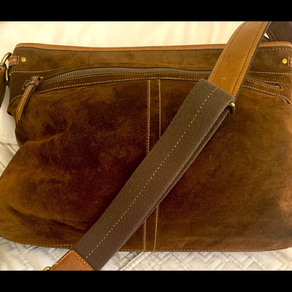 Coach Authentic Suede Satchel/Purse